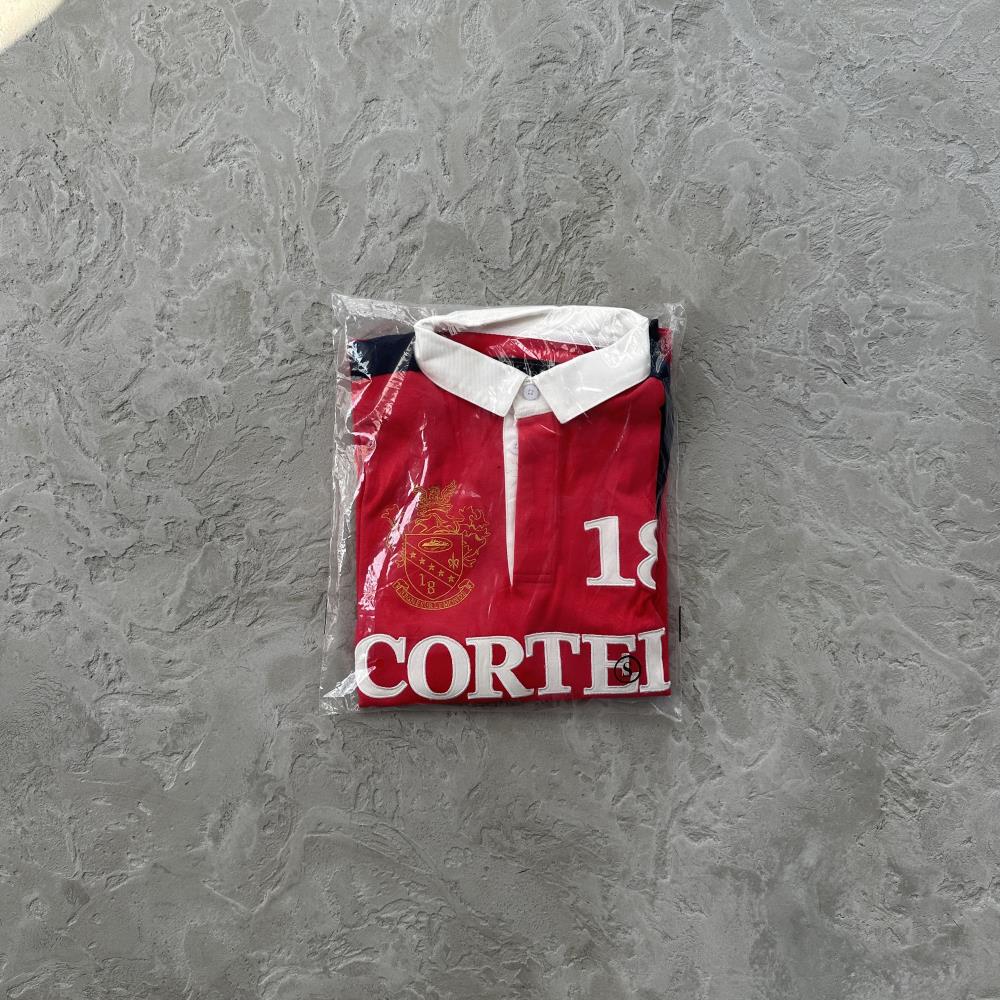 PANELED RUGBY [RED]