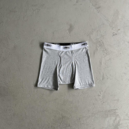 (3-pack) ALCATRAZ Boxer Briefs-White gray