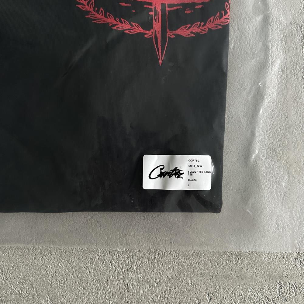 slaughter gang tee-black