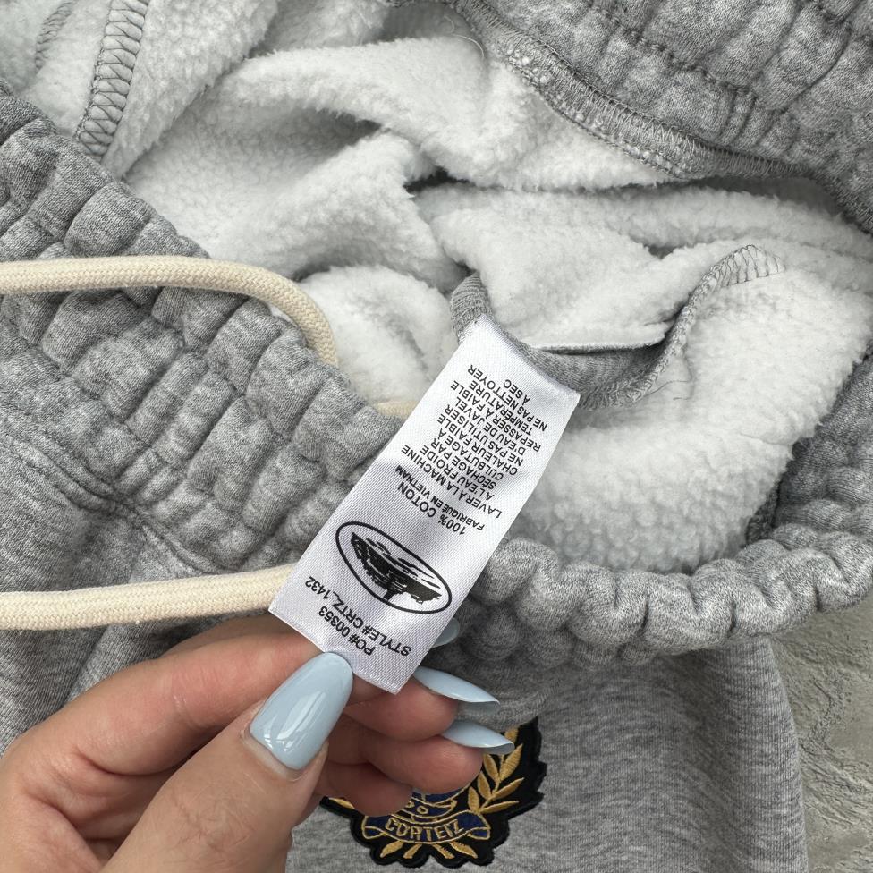 ROYALE CREST OPEN HEM SWEATPANT [HEATHER GREY]