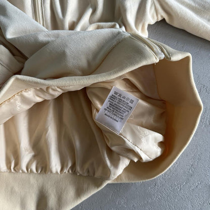 Velor track set – Cream