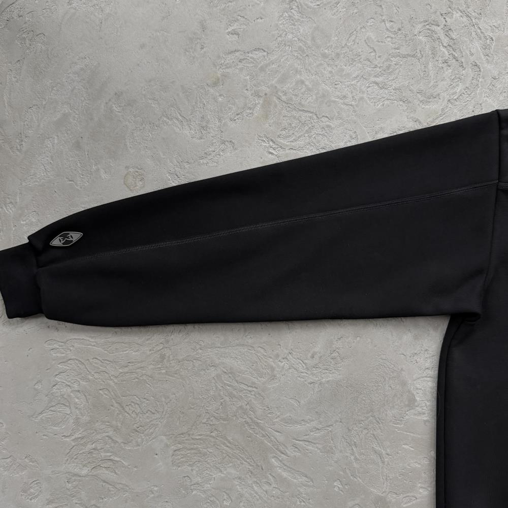 ME glide overlock trackie-black