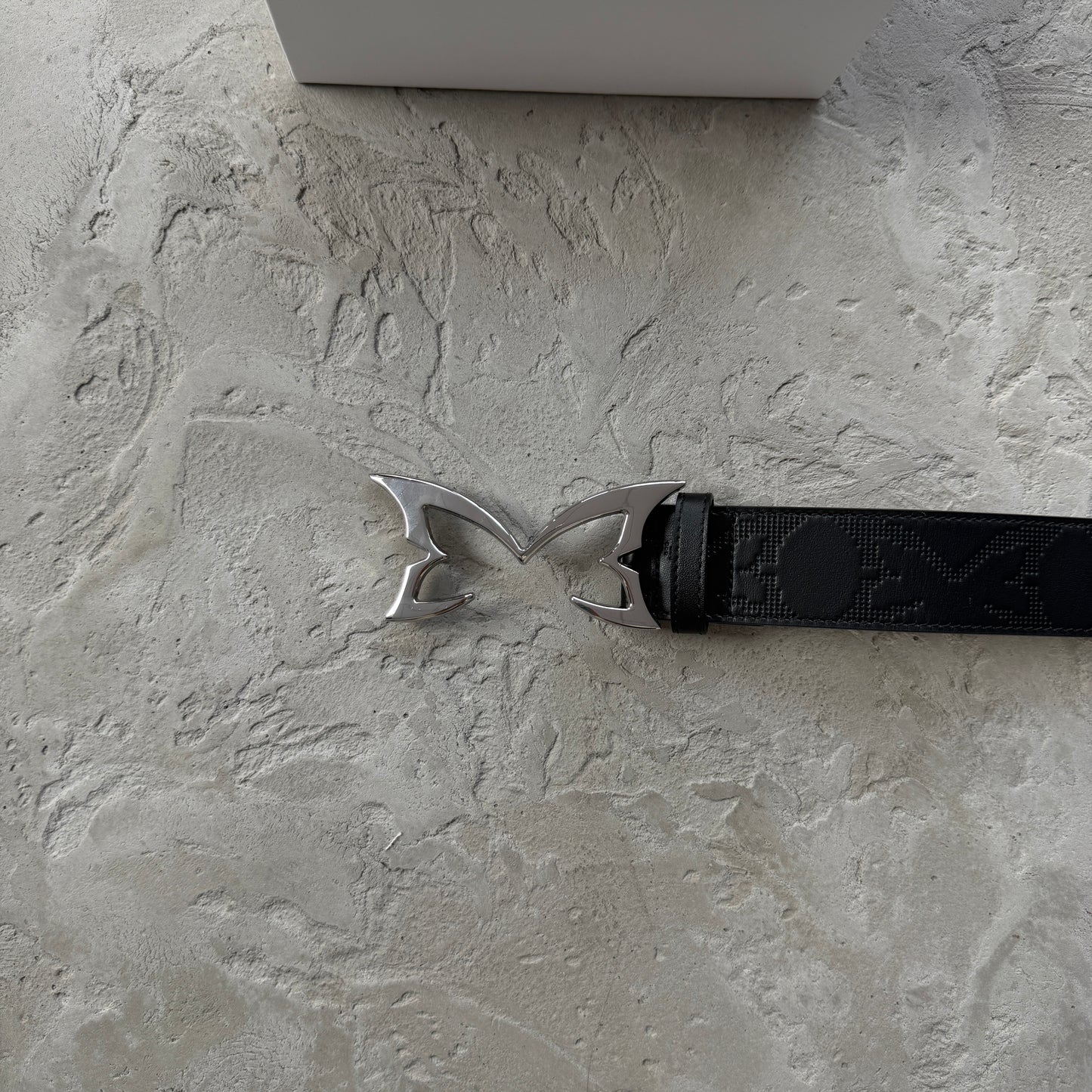 ME debossed belt