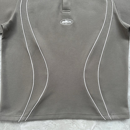 island pique polo set -grey