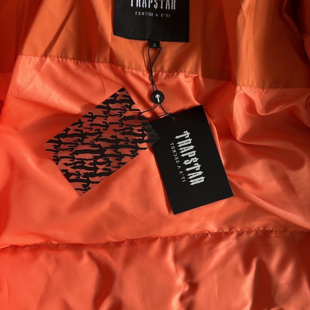hyperdrive technical puffer jacket-orange