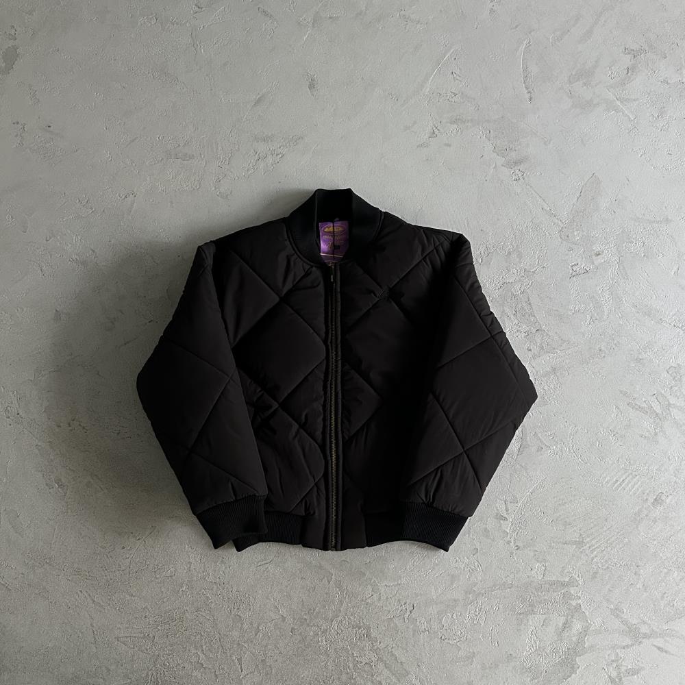 olde english bomber jacket-black