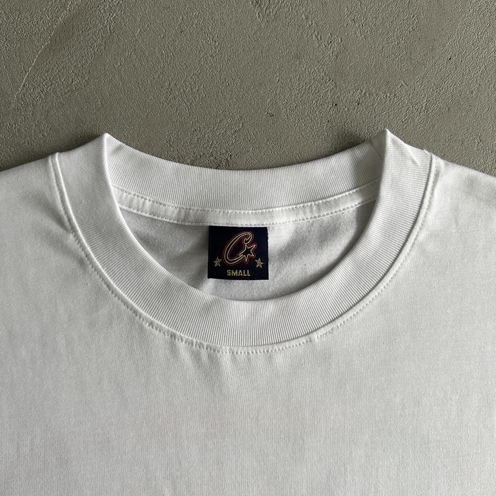 rainbow island short sleeves-White