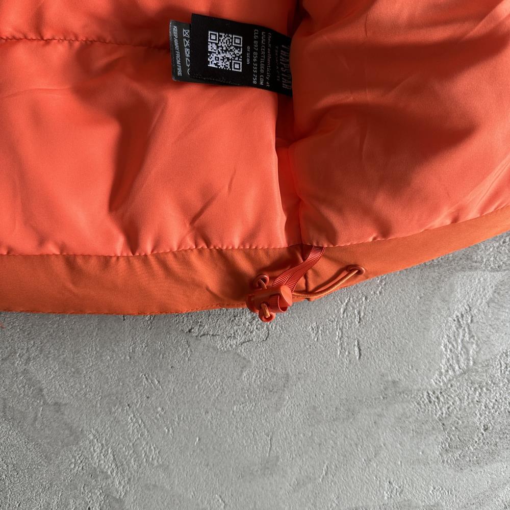 hyperdrive technical puffer jacket-orange