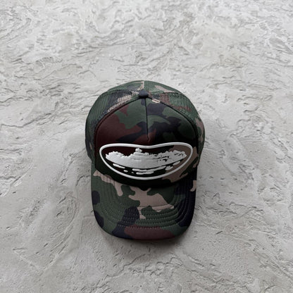 foam printed truck cap-camouflage