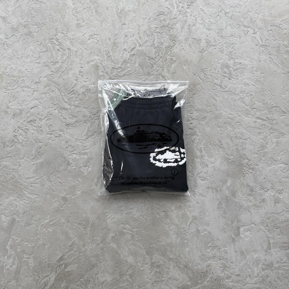 Cor X DenTears Zip Up Hoodie+DenTears Island Wreath Sweatpant -black