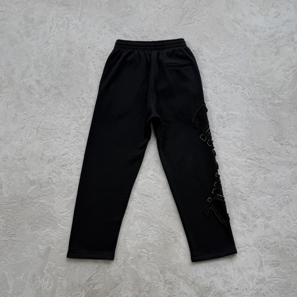 LUNDUN STITCH OPEN HEM -triple black