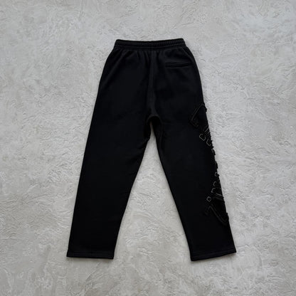 LUNDUN STITCH OPEN HEM -triple black