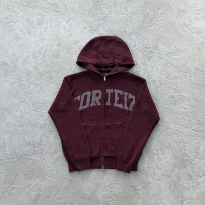 3M college knit zip hoodie