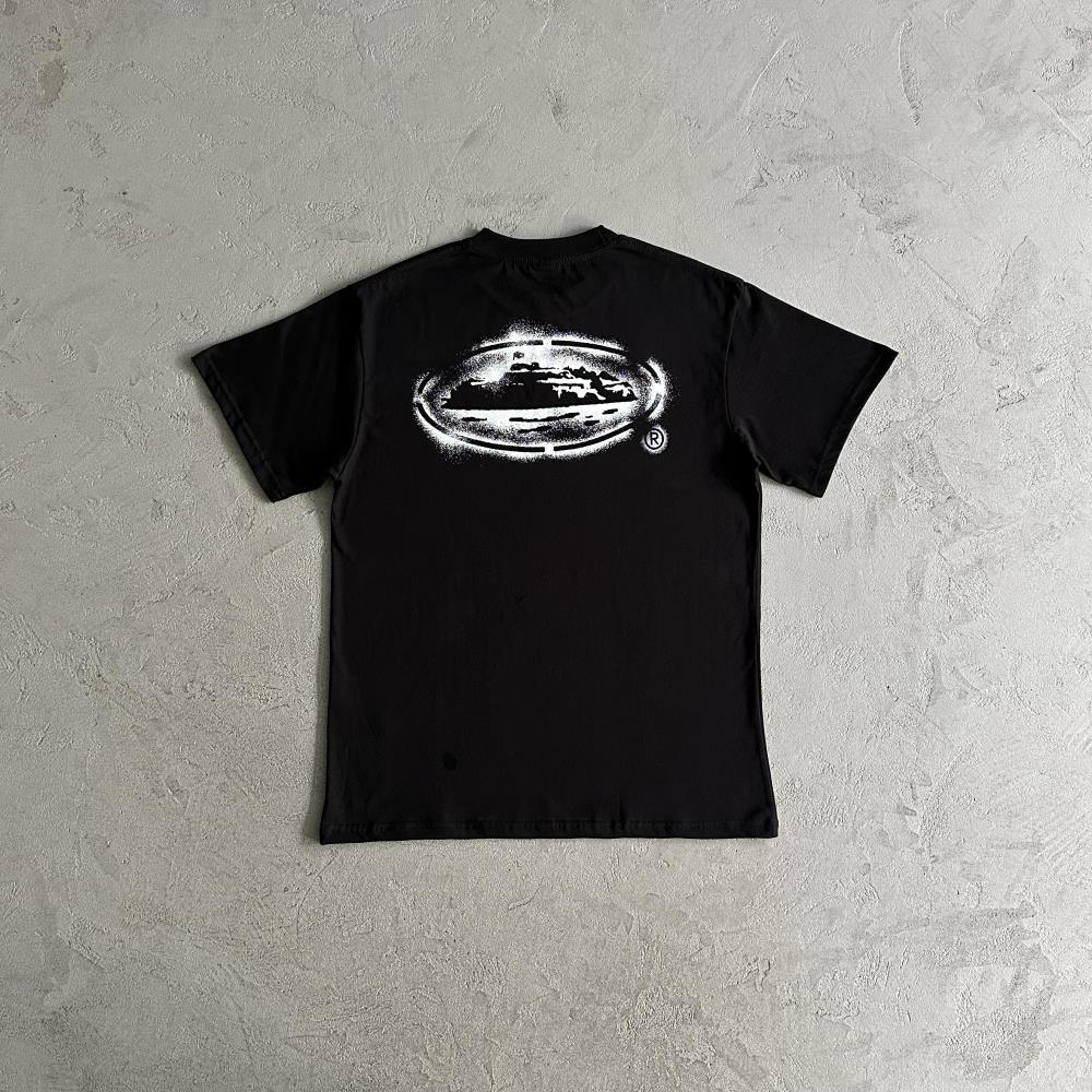 island stencil tee -black