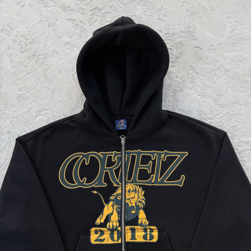 Corteiz Lion Varsity Open Hem zip set