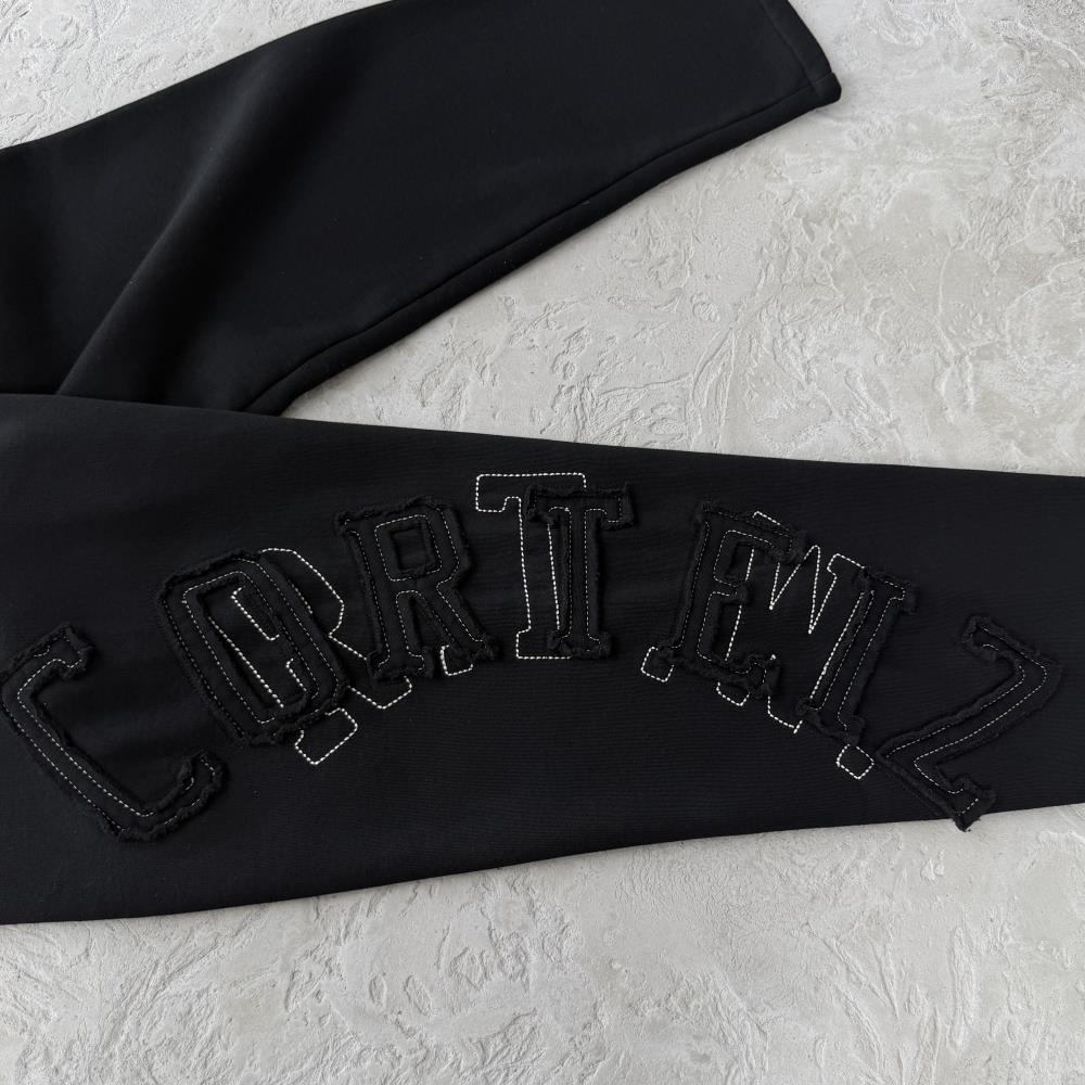 LUNDUN STITCH OPEN HEM -triple black