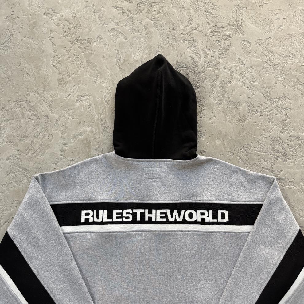 RIBBED SPORTEIZ ZIP HOODIE