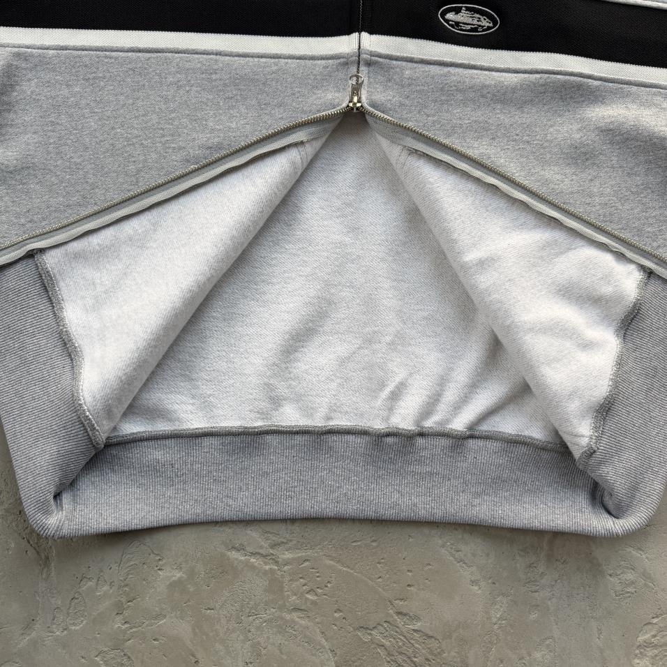 RIBBED SPORTEIZ ZIP HOODIE