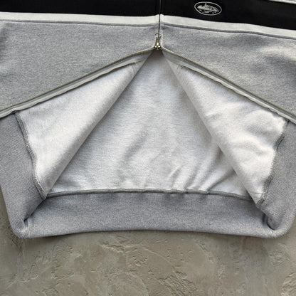 RIBBED SPORTEIZ ZIP HOODIE