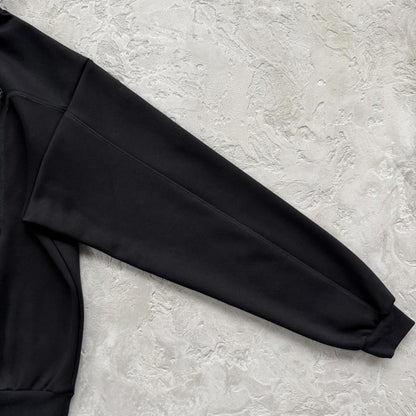 ME glide overlock trackie-black