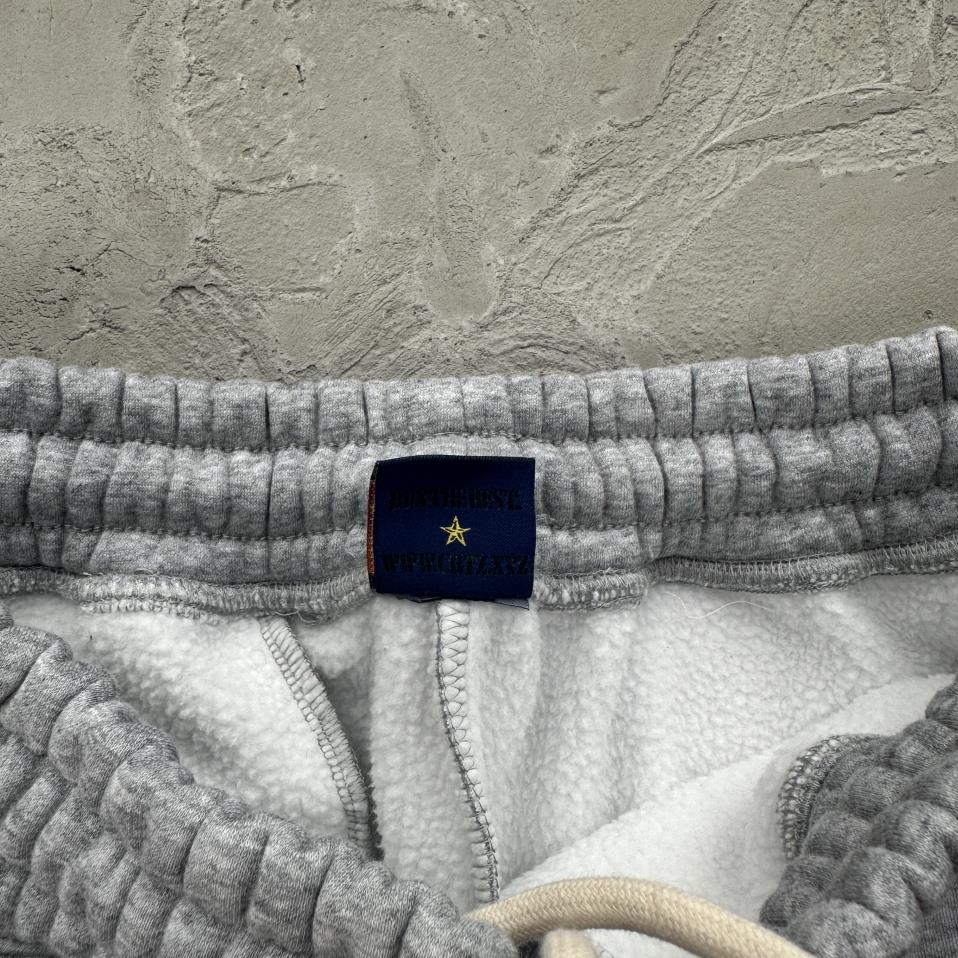ROYALE CREST OPEN HEM SWEATPANT [HEATHER GREY]