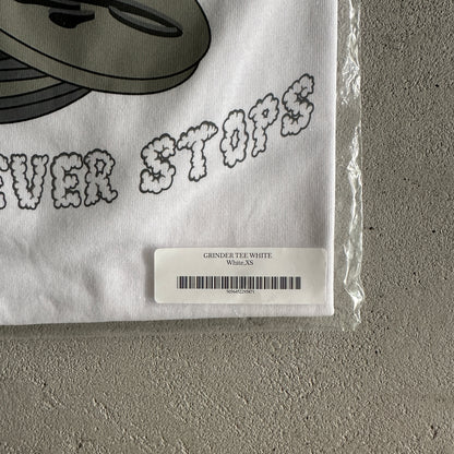SY grinder tee white
