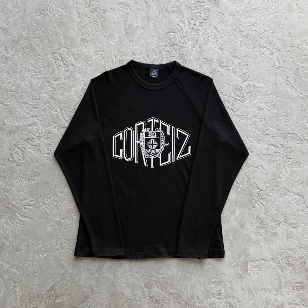 SOPHOMORE RAGLAN LS -BLACK