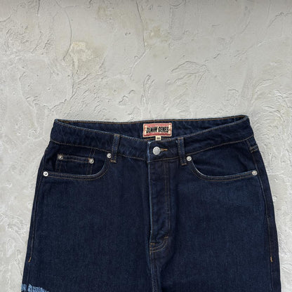 TYPE I FRAYED DENIM PANTS