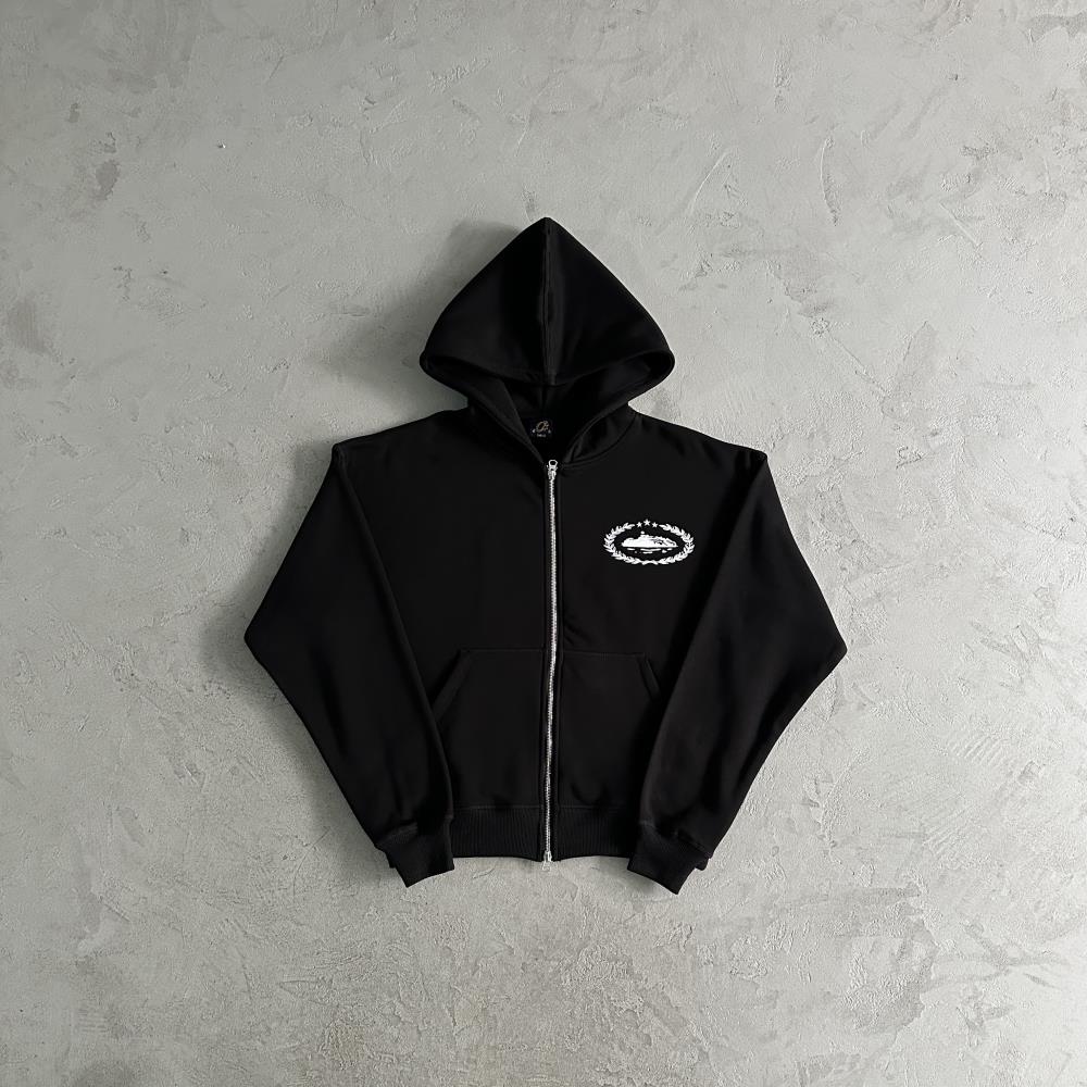 superior royale zip set-black