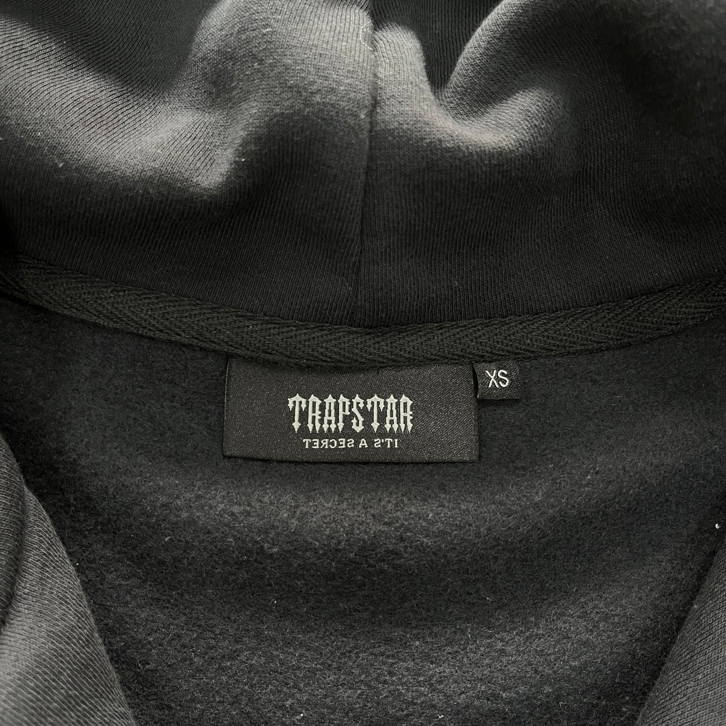 SCRIP ZIP THROUGH TRACKSUIT-BLACK WASHED