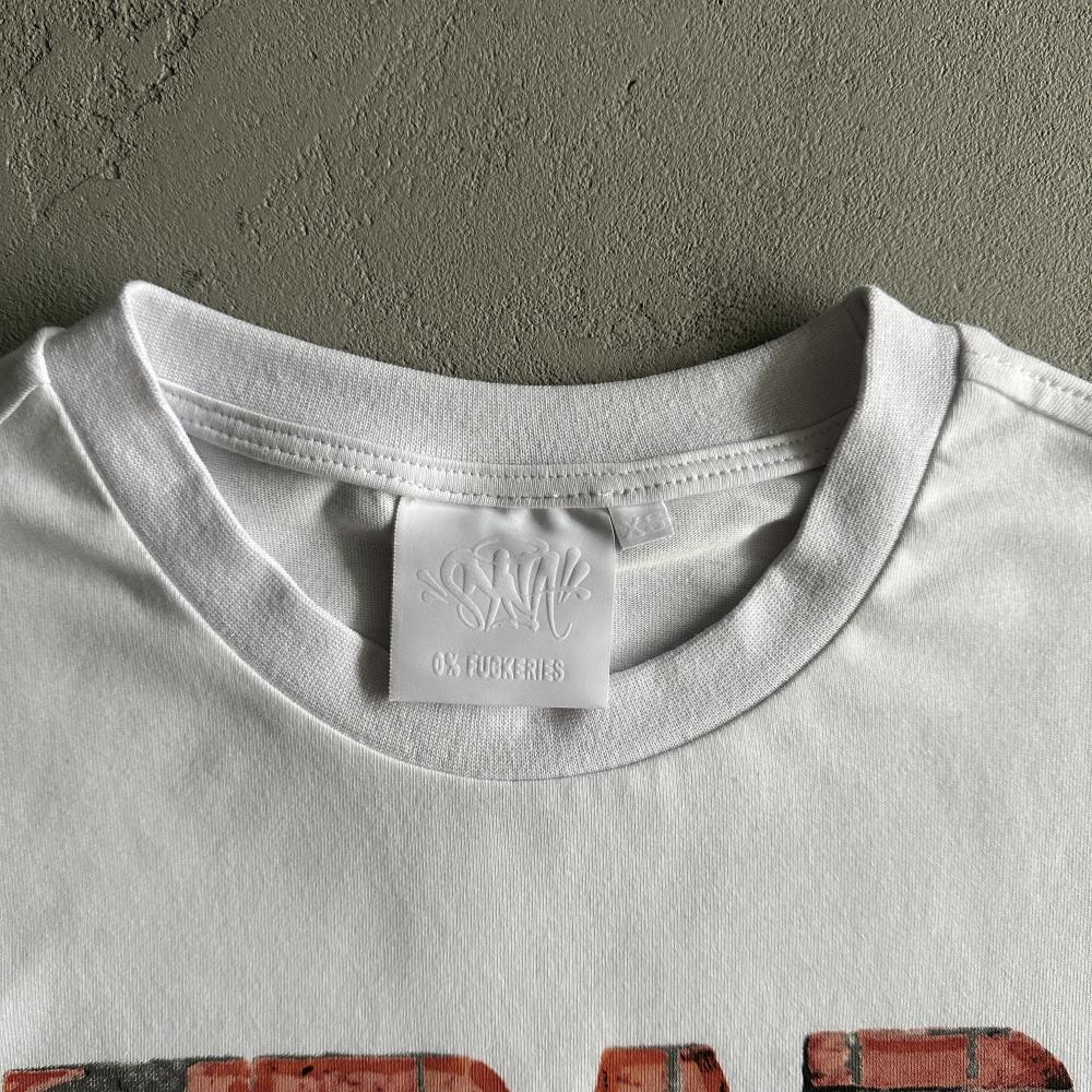 sy trap white tee