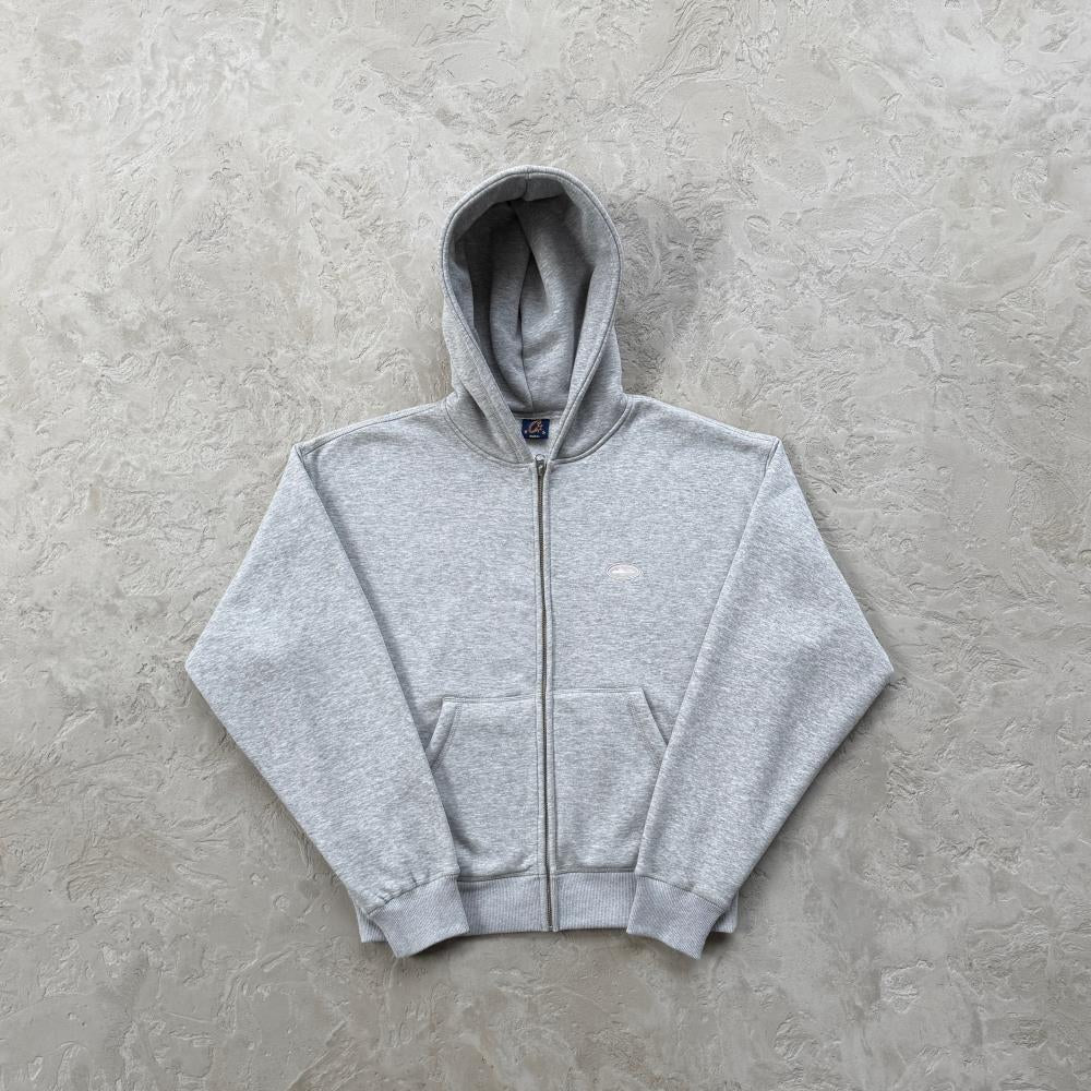 MINI ISLAND ZIP HOODIE -grey