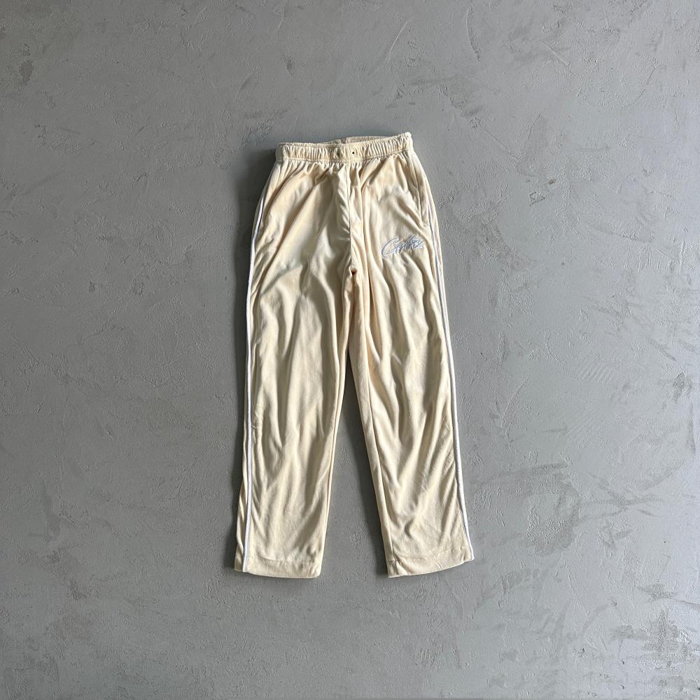Velor track set – Cream