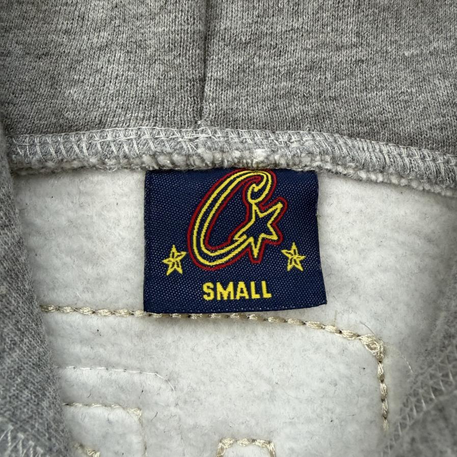 Lundun Stitch Zip Hoodie -Heather Grey