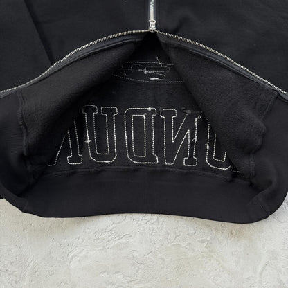 LUNDUN STITCH OPEN HEM -triple black