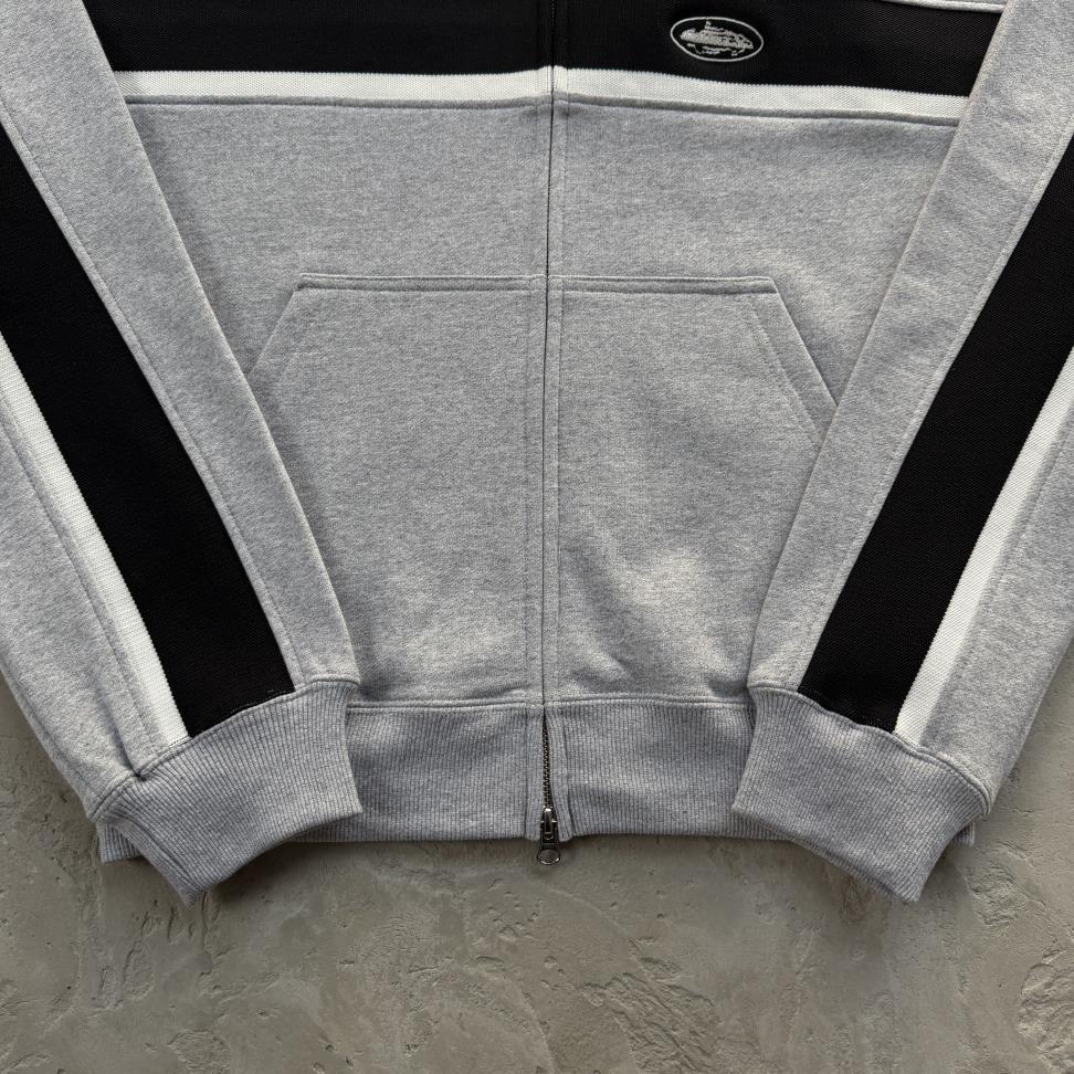 RIBBED SPORTEIZ ZIP HOODIE