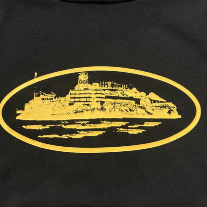 ALCATRAZ HOODIE -Black and yellow