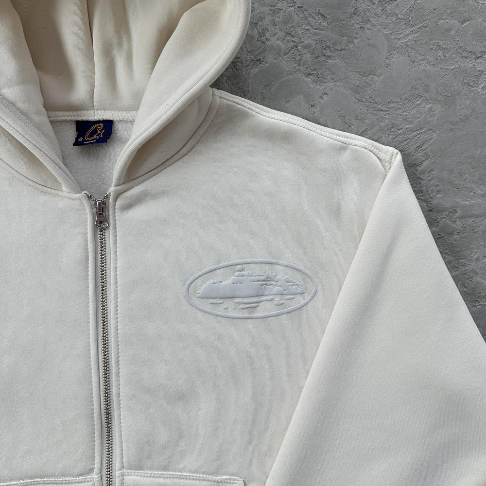 ISLAND PUFF PRINT ZIP SET [OFF WHITE]