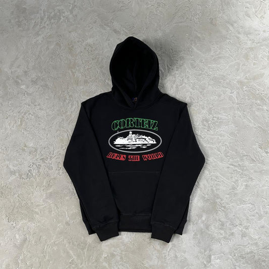 OG ALCATRAZ ITALIA HOODIE [BLACK]