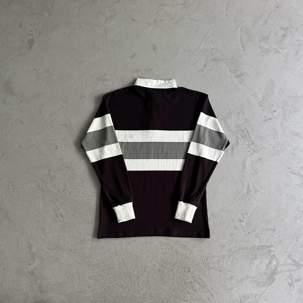 RUGBY SHIRT-black and white