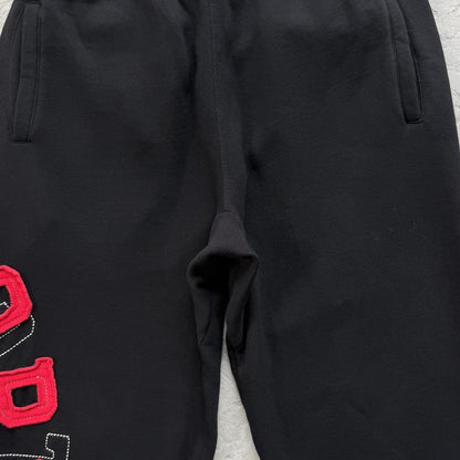 LUNDUN STITCH OPEN HEM -black and red