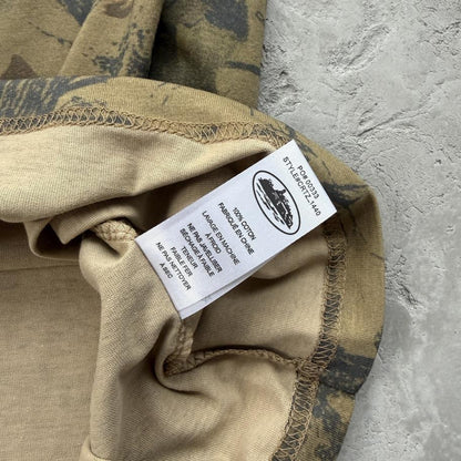 Island Puff Print Tee- Forest Camo