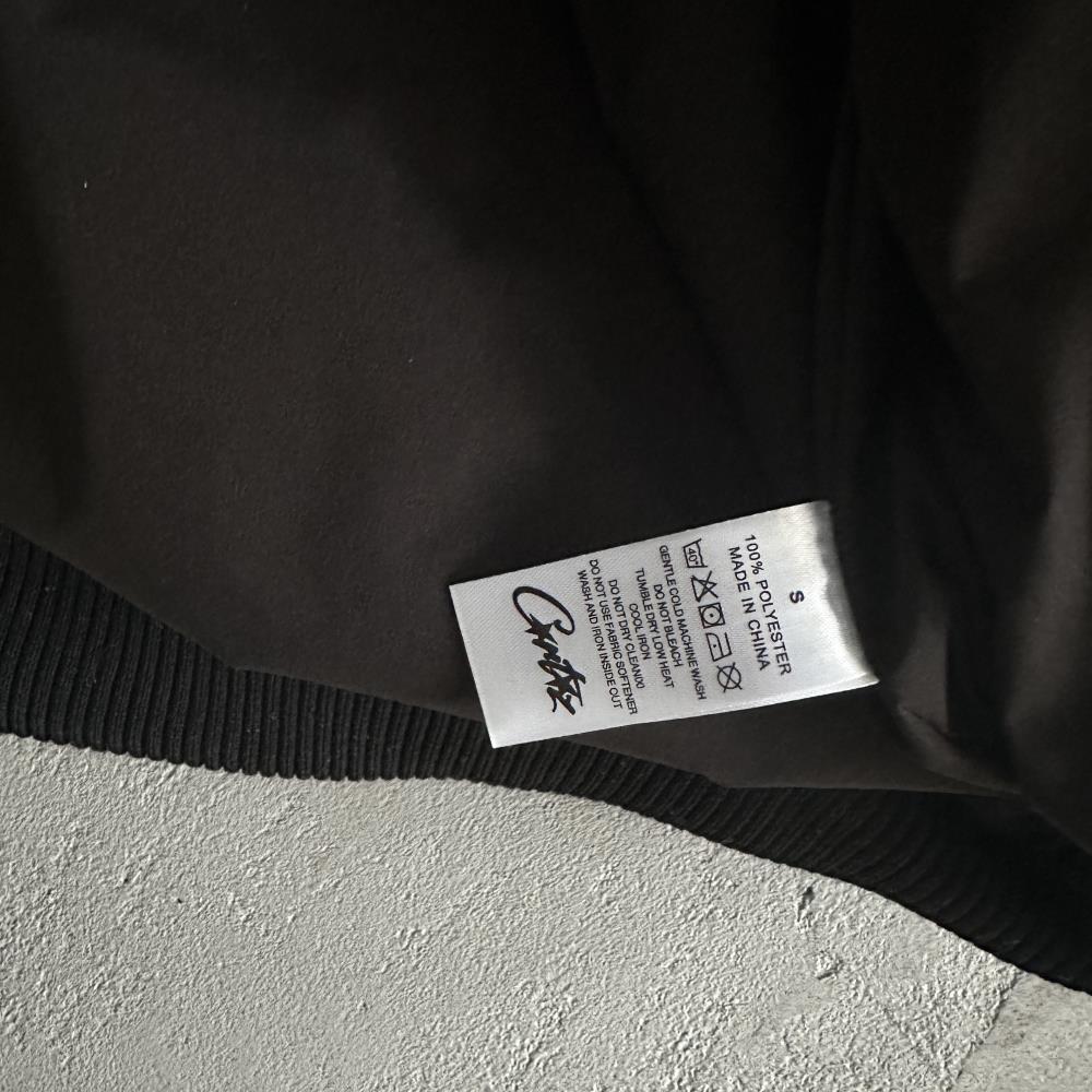 olde english bomber jacket-black