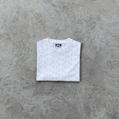 ME Butterfly printed short sleeves-white