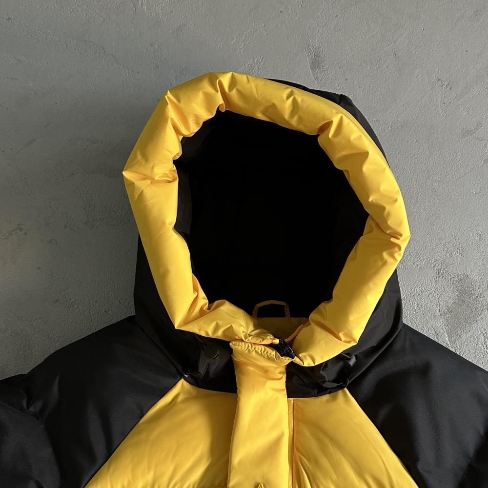 Decoded Arch Puffer Jacket Black Yellow