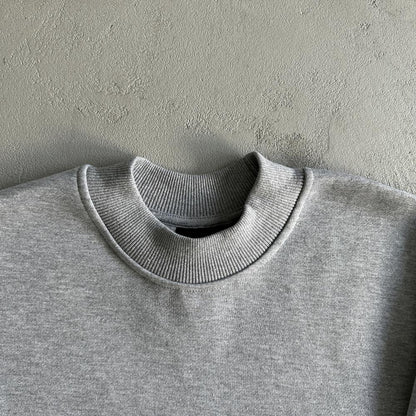sy round neck suit-gray