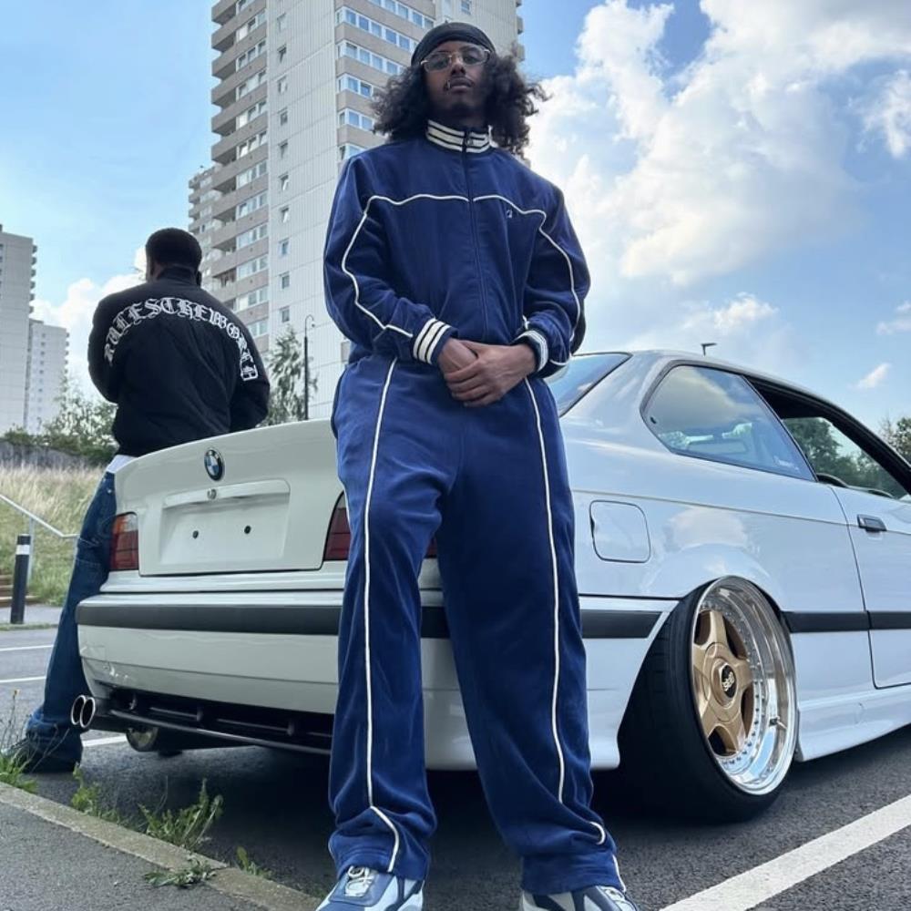 velour amg set -blue