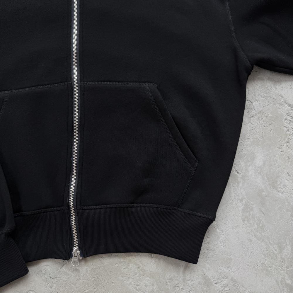 LUNDUN STITCH OPEN HEM -black and red