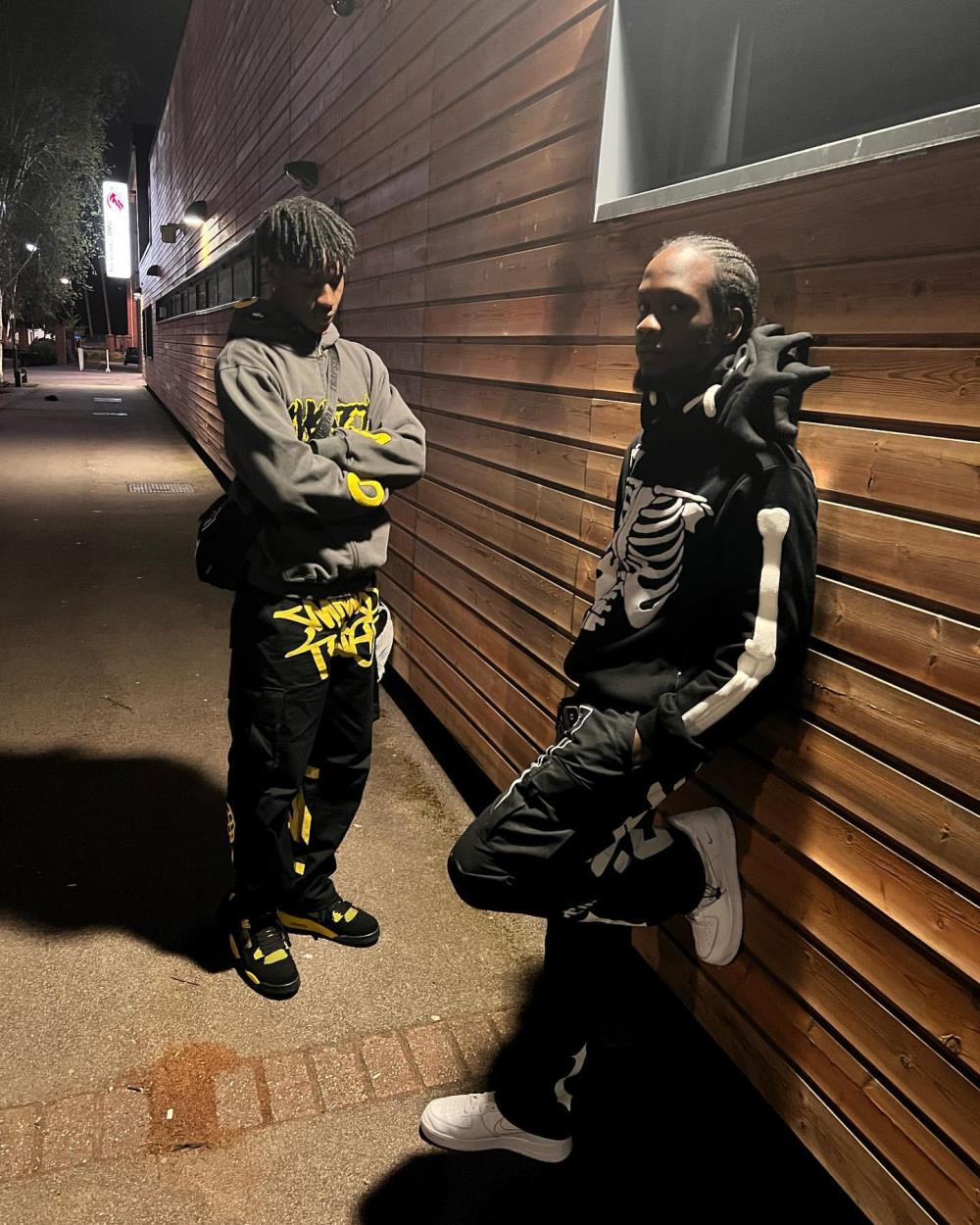 Black Graff Cargos (Yellow Logo)Minus Two