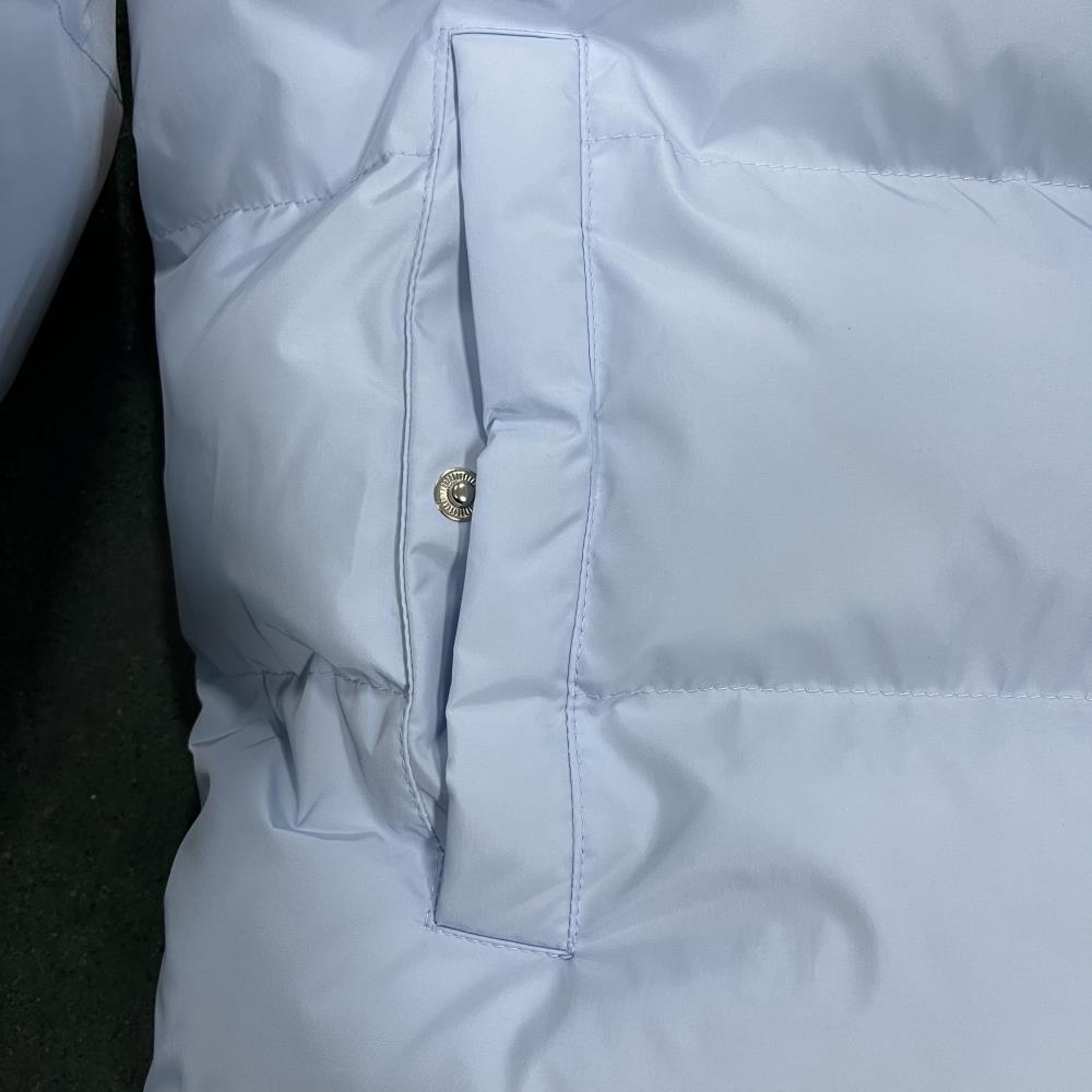 ICE BLUE HYPERDRIVE DETACHABLE HOOD PUFFER JACKET